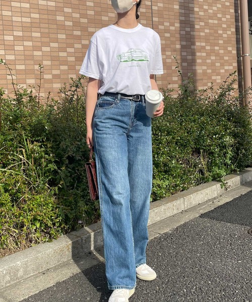 INTERPLAY(インタープレイ)の「【INTERPLAY x AYUMI】 Pigment Dyed Mustang S/S Tee(Tシャツ/カットソー・レディース・ブルー・FREE)」の5枚目の写真