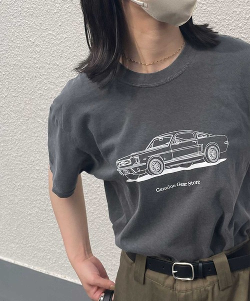 INTERPLAY(インタープレイ)の「【INTERPLAY x AYUMI】 Pigment Dyed Mustang S/S Tee(Tシャツ/カットソー・レディース・ブルー・FREE)」の22枚目の写真