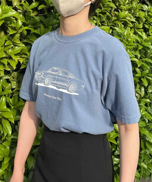 INTERPLAY(インタープレイ)の「【INTERPLAY x AYUMI】 Pigment Dyed Mustang S/S Tee(Tシャツ/カットソー・レディース・ブルー・FREE)」の15枚目の写真