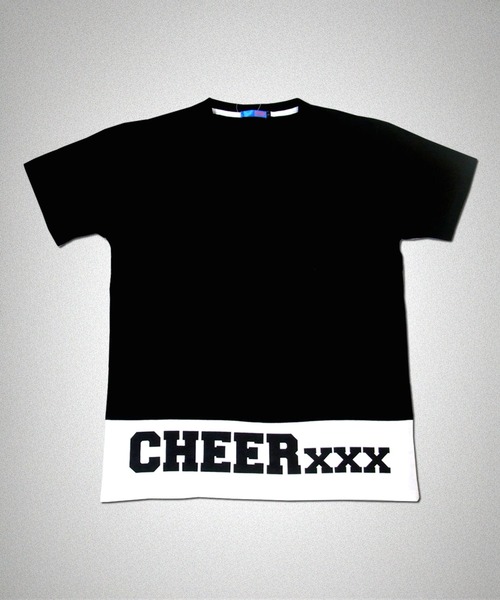 CHEER(チアー)の「裾切り替えデザインロゴBIGTEE(Tシャツ/カットソー・レディース・ブラック/ホワイト・M/S)」の13枚目の写真