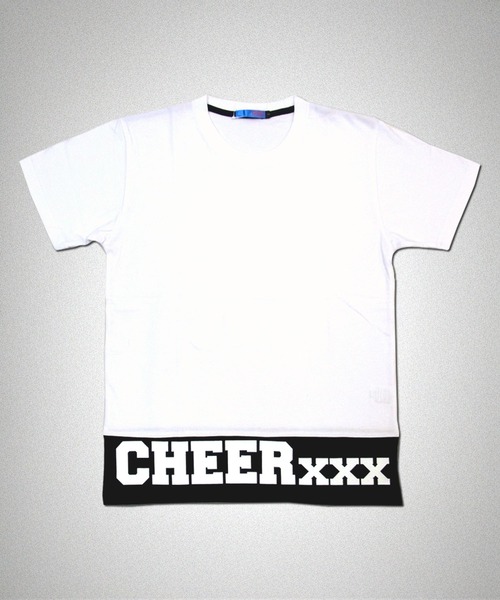 CHEER(チアー)の「裾切り替えデザインロゴBIGTEE(Tシャツ/カットソー・レディース・ブラック/ホワイト・M/S)」の7枚目の写真