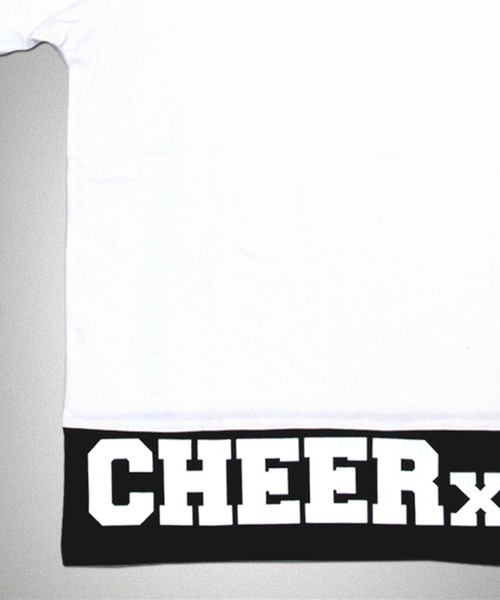 CHEER(チアー)の「裾切り替えデザインロゴBIGTEE(Tシャツ/カットソー・レディース・ブラック/ホワイト・M/S)」の8枚目の写真