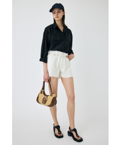 MOUSSY(マウジー)の「【セットアップ対応】RIP MILITARY シャツ(シャツ/ブラウス・レディース・ブラック/アイボリー/カーキ・FREE)」の5枚目の写真