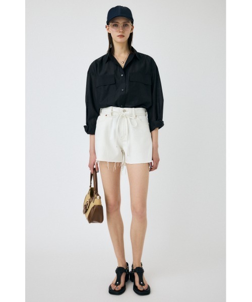 MOUSSY(マウジー)の「【セットアップ対応】RIP MILITARY シャツ(シャツ/ブラウス・レディース・ブラック/アイボリー/カーキ・FREE)」の6枚目の写真
