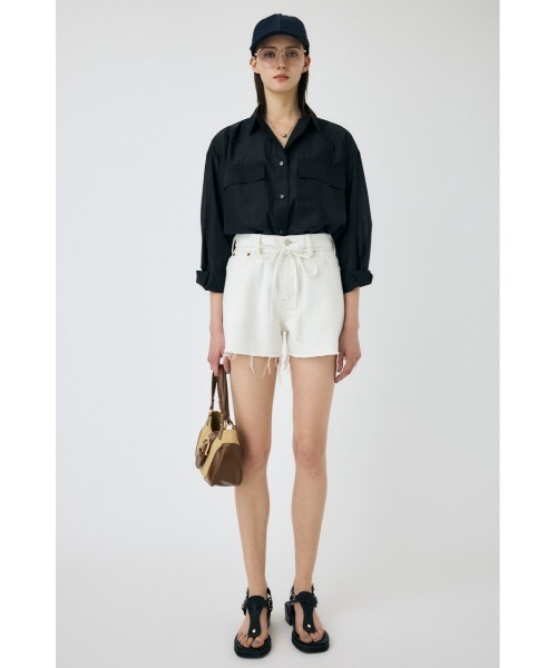 MOUSSY(マウジー)の「【セットアップ対応】RIP MILITARY シャツ(シャツ/ブラウス・レディース・ブラック/アイボリー/カーキ・FREE)」の7枚目の写真