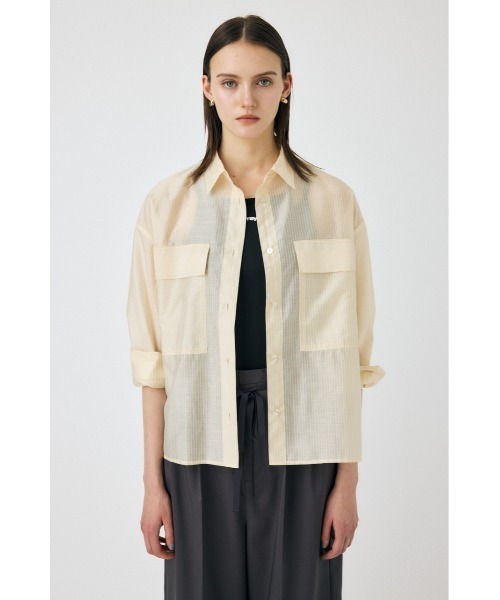 MOUSSY(マウジー)の「【セットアップ対応】RIP MILITARY シャツ(シャツ/ブラウス・レディース・ブラック/アイボリー/カーキ・FREE)」の17枚目の写真