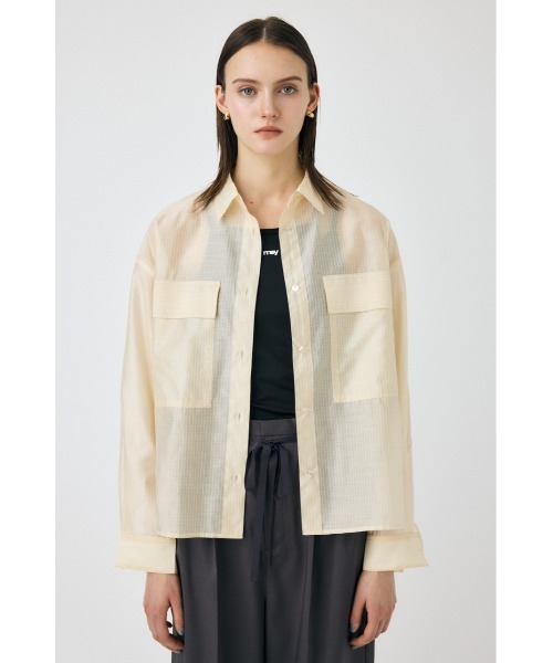 MOUSSY(マウジー)の「【セットアップ対応】RIP MILITARY シャツ(シャツ/ブラウス・レディース・ブラック/アイボリー/カーキ・FREE)」の18枚目の写真