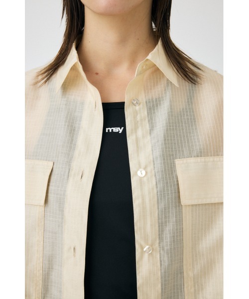 MOUSSY(マウジー)の「【セットアップ対応】RIP MILITARY シャツ(シャツ/ブラウス・レディース・ブラック/アイボリー/カーキ・FREE)」の21枚目の写真