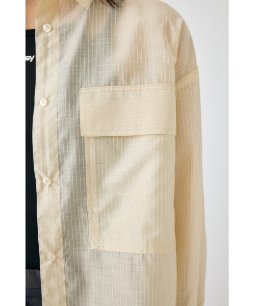 MOUSSY(マウジー)の「【セットアップ対応】RIP MILITARY シャツ(シャツ/ブラウス・レディース・ブラック/アイボリー/カーキ・FREE)」の22枚目の写真