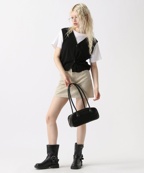 FOREVER 21(フォーエバー トゥエンティーワン)の「【2025SS】台形ミニスカート(スカート・レディース・ベージュ/ブラウン・MEDIUM/SMALL)」の11枚目の写真