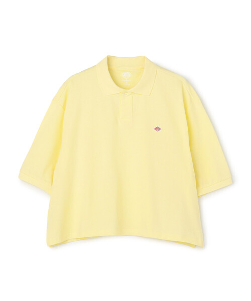 DANTON（ダントン）の「【STORE EXCLUSIVE】WOMEN'S COTTON PIQUE POLO SHIRT（ポロシャツ・レディース・チャコール/イエロー/サックスブルー/ライトグレー・M/S）」の4枚目の写真