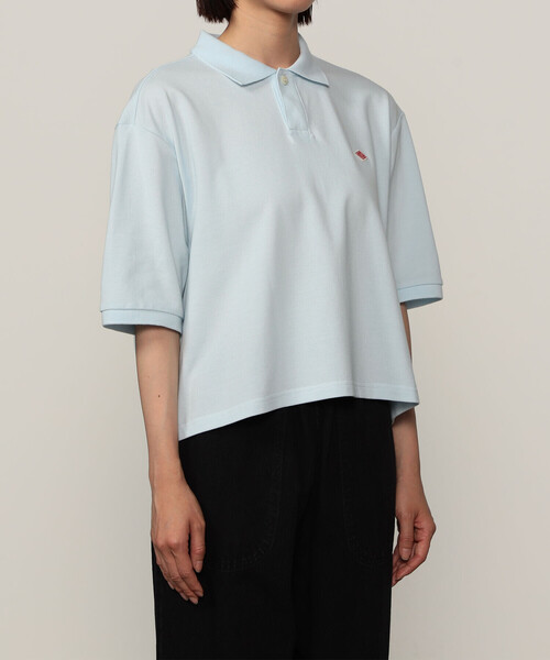 DANTON（ダントン）の「【STORE EXCLUSIVE】WOMEN'S COTTON PIQUE POLO SHIRT（ポロシャツ・レディース・チャコール/イエロー/サックスブルー/ライトグレー・M/S）」の6枚目の写真
