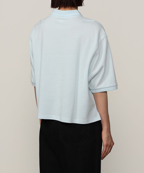 DANTON（ダントン）の「【STORE EXCLUSIVE】WOMEN'S COTTON PIQUE POLO SHIRT（ポロシャツ・レディース・チャコール/イエロー/サックスブルー/ライトグレー・M/S）」の8枚目の写真