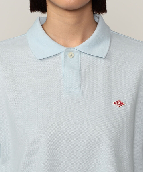 DANTON（ダントン）の「【STORE EXCLUSIVE】WOMEN'S COTTON PIQUE POLO SHIRT（ポロシャツ・レディース・チャコール/イエロー/サックスブルー/ライトグレー・M/S）」の10枚目の写真