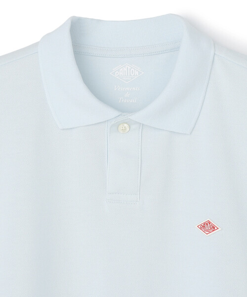 DANTON（ダントン）の「【STORE EXCLUSIVE】WOMEN'S COTTON PIQUE POLO SHIRT（ポロシャツ・レディース・チャコール/イエロー/サックスブルー/ライトグレー・M/S）」の14枚目の写真