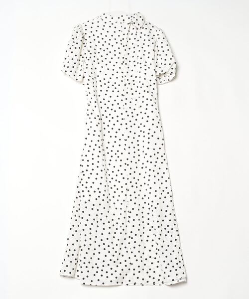 FREE STYLISTS(フリー スタイリスト)の「YUGA_YGMC Polka dot puff sleeve dress(ワンピース・レディース・ホワイト/ブラック・FREE)」の3枚目の写真