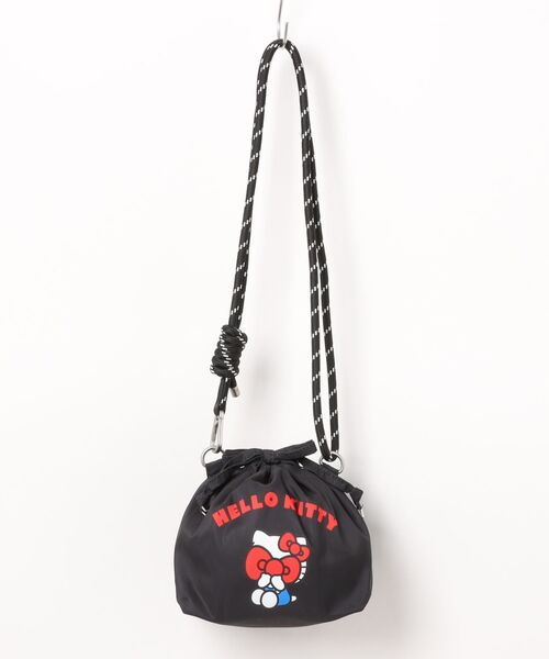 sanrio（サンリオ）の「Sanrio　巾着ショルダー（ショルダーバッグ・レディース・ブラック・FREE）」の6枚目の写真