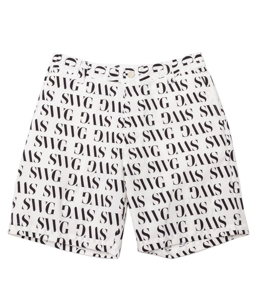 SWINGGGR(スウィンガー)の「SWINGGGR/スウィンガー/SWG PATTEN SHORTS(その他パンツ・メンズ・ブラック/ホワイト・2/3/4)」の1枚目の写真