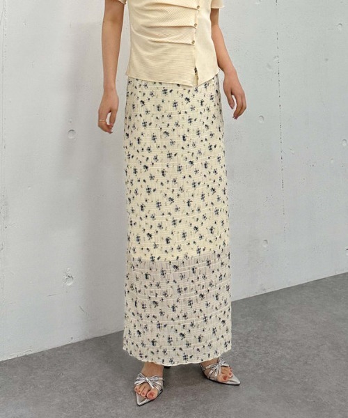 Acne Studios 花柄タイトスカート オンライン ストアファッション - Acne Studios 花柄タイトスカート