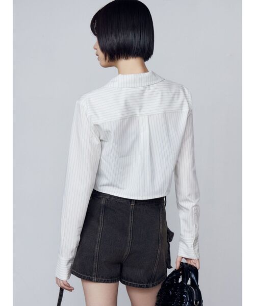 EMODA（エモダ）の「カーゴラップショートパンツ（スカート・レディース・ブラック/ライトブルー/インディゴブルー・SMALL/MEDIUM）」の22枚目の写真