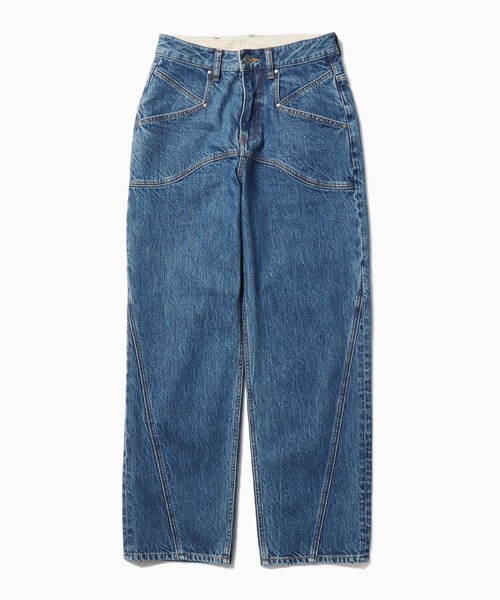 ★MAINBOOTH★デニムパンツ★正規品★韓国直送料込 セール】FREE MAX Switcing Straight Denim 切替ストレート