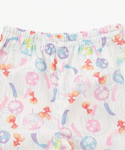 petit main（プティマイン）の「【WEB限定/リンク】girlsアソート甚平（浴衣・キッズ・アイボリー/ピンク・100cm/130cm/110cm/90cm/120cm/80ｃｍ）」の18枚目の写真