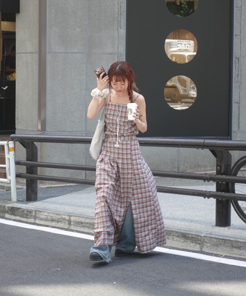 TEEN BOOP(ティーンブープ)の「チェックスリットボタンスカート(スカート・レディース・ネイビー/レッド・FREE)」の19枚目の写真