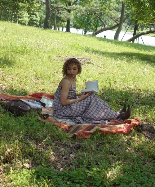 TEEN BOOP(ティーンブープ)の「チェックスリットボタンスカート(スカート・レディース・ネイビー/レッド・FREE)」の11枚目の写真