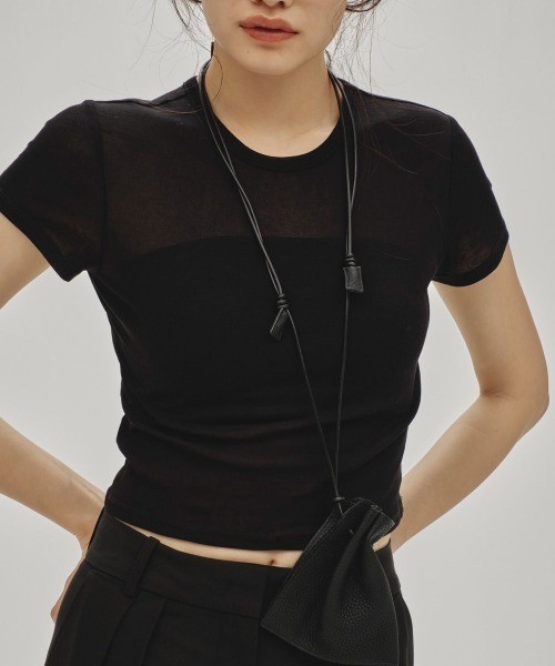 TODAYFUL【未使用に近い】Compact Sheer T-shirts TODAYFUL（トゥデイフル）の「TODAYFUL Compact Sheer T-shirts