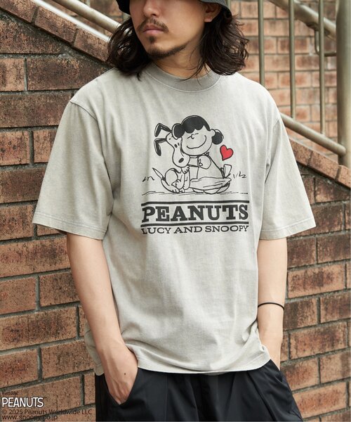 セール】PEANUTS ピーナッツ SNOOPY スヌーピー TP ヴィンテージハート