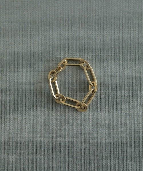 anuke(アンヌーク)の「Cut Chain Ring(リング・レディース・ゴールド/シルバー・FREE)」の4枚目の写真