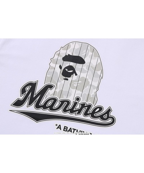 BAPE X CHIBA LOTTE MARINES - LOGO TEE（Tシャツ/カットソー