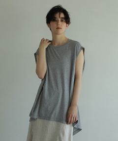 バックドレープスラブカットトップス（Tシャツ/カットソー