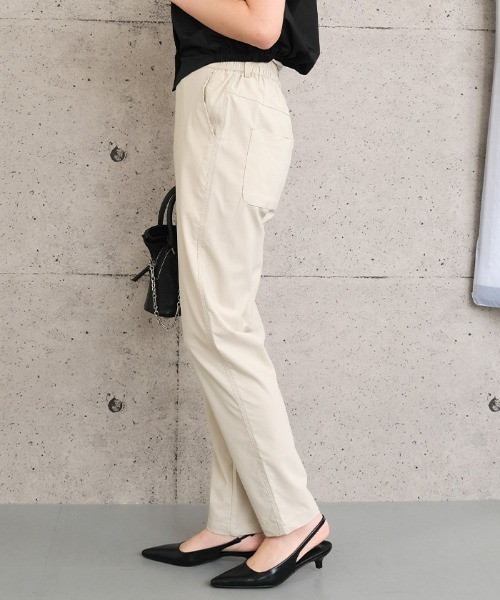 aquagarage(アクアガレージ)の「ストレッチテーパードパンツ(その他パンツ・レディース・ブラック/ブラウン/サンドベージュ・M/L)」の8枚目の写真