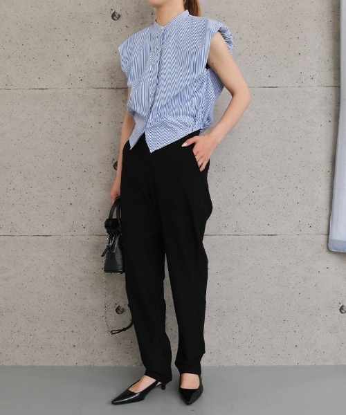 aquagarage(アクアガレージ)の「ストレッチテーパードパンツ(その他パンツ・レディース・ブラック/ブラウン/サンドベージュ・M/L)」の16枚目の写真