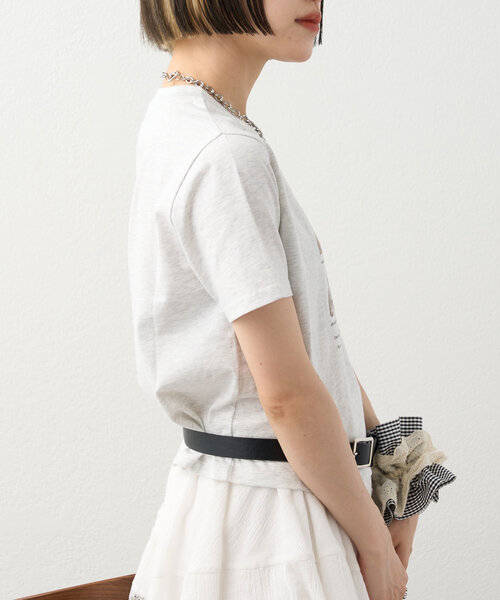 w closet（ダブルクローゼット）の「【3色展開】猫アソートプリントTee（Tシャツ/カットソー・レディース・ピンク/アイボリー/グレー・FREE）」の16枚目の写真