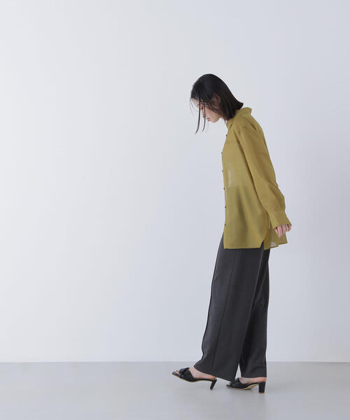 NATURAL BEAUTY BASIC(ナチュラルビューティーベーシック)の「◇スムースストレートパンツ(その他パンツ・レディース・グレー/チャコールグレー・MEDIUM/P/S)」の12枚目の写真