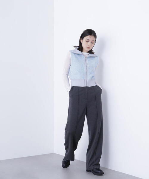NATURAL BEAUTY BASIC(ナチュラルビューティーベーシック)の「◇スムースストレートパンツ(その他パンツ・レディース・グレー/チャコールグレー・MEDIUM/P/S)」の16枚目の写真