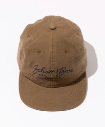 schott（ショット）の「【SCHOTT】COTTON SUEDE EMB 6P CAP（キャップ）」