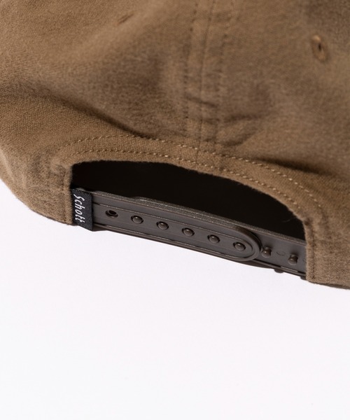 schott(ショット)の「【SCHOTT】COTTON SUEDE EMB 6P CAP(キャップ・メンズ・ブラウン/ブラック・FREE)」の8枚目の写真