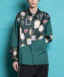 MILK BOYミルクボーイ 薄手ピーコート シャツジャケット　反射板　グリーン MILKBOY｜ミルクボーイの通販 - ZOZOTOWN