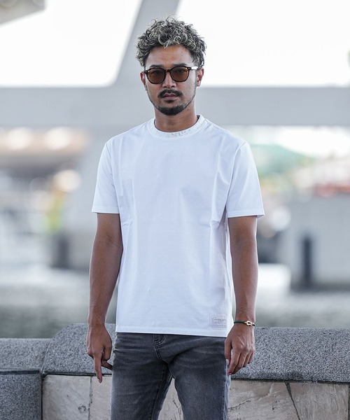 adamsJUGGLER(アダムスジャグラー)の「RTEGネック/Rティー(Tシャツ/カットソー・メンズ・ブラック/ホワイト・S/M/L/XL/XXL)」の2枚目の写真