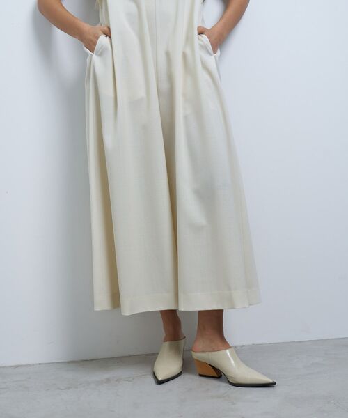未使用★LANVIN PARIS★ウエストゴム★ドレープ★ワンピース v_D01T9R_01.jpg?$itemSlide$