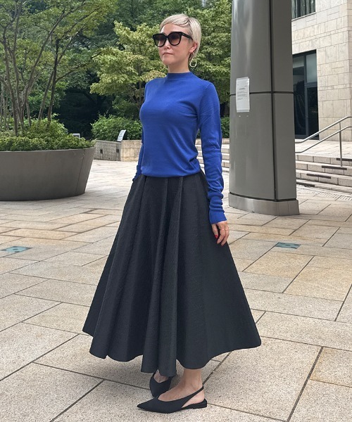 セール】ジャガード立体ドレープスカート（スカート）｜JENNE