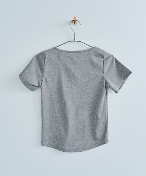 kirakiraShop(キラキラショップ)の「レイヤード風 フロント レース リボン トップス(Tシャツ/カットソー・レディース・グレー・FREE)」の11枚目の写真