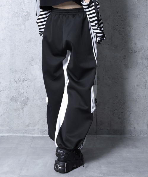 Amilige（アミリージュ）の「バイカラー裾ポケットラインジャージ