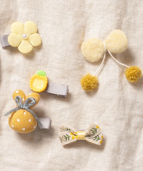 ベビー ヘアアクセサリー 6点セット [2タイプ 全12種類