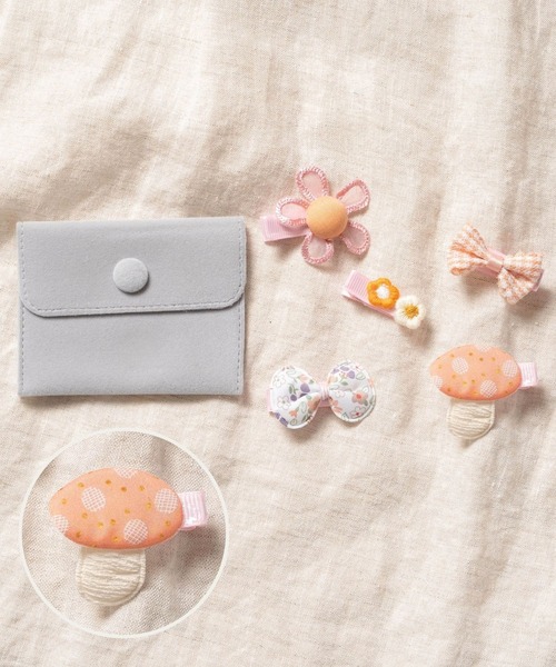 ベビー ヘアアクセサリー 6点セット [2タイプ 全12種類]（バレッタ