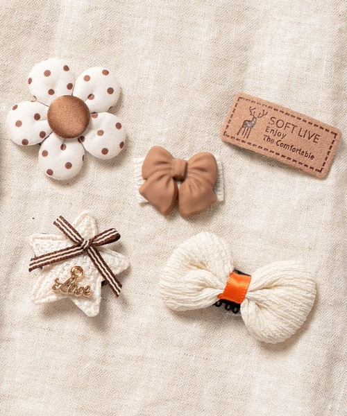 ♡♡様ご確認用☆ベビーヘアクリップ ベビー ヘアアクセサリー 6点セット [2タイプ 全12種類