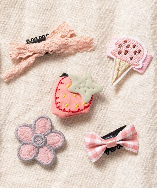 ベビー ヘアアクセサリー 6点セット [2タイプ 全12種類